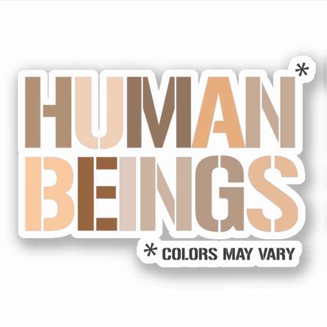 HUMAN BEINGS: Colours May Vary (Front)