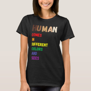Human Beings Colours May Vary Lgbt Equality Black T-Shirt