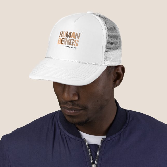 HUMAN BEINGS: Colours May Vary Trucker Hat (In Situ)