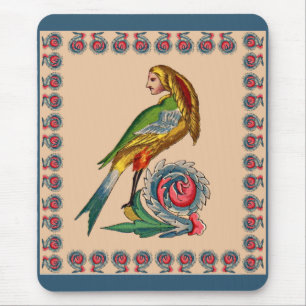 human bird mouse pad