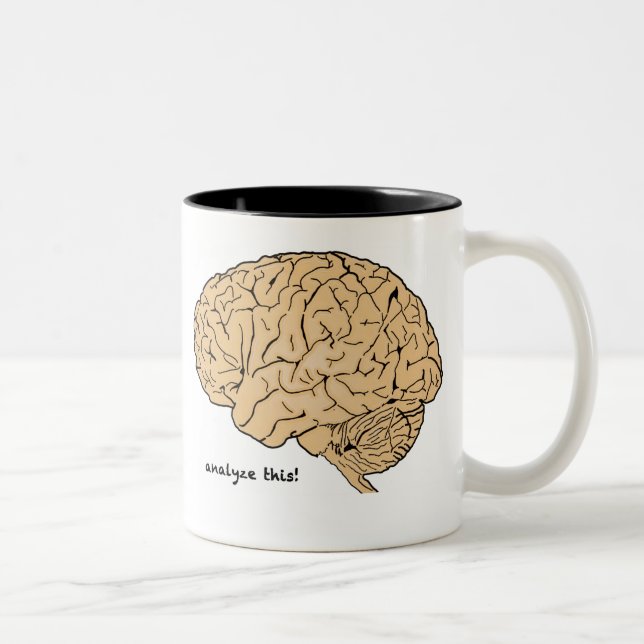 Human Brain Analyze This! mug (Right)