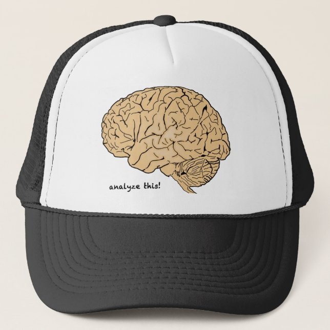 Human Brain: Analyze This! Trucker Hat (Front)
