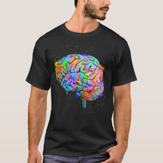 Human Brain Anatomy Colourful anatomical Brain in T-Shirt