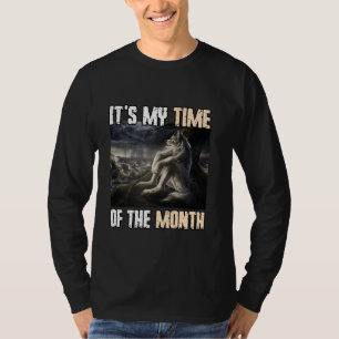 Human By Chance Alpha By Choice Funny Cringe Werew T-Shirt