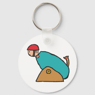 Human Cannonball Keychain