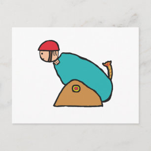 Human Cannonball Postcard