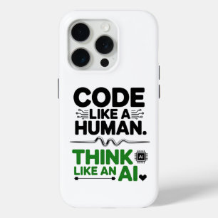 Human-Centered Design AI Collaboration Design iPhone 15 Pro Case