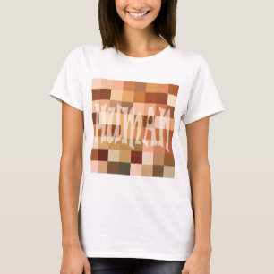 Human colour block T-shirt