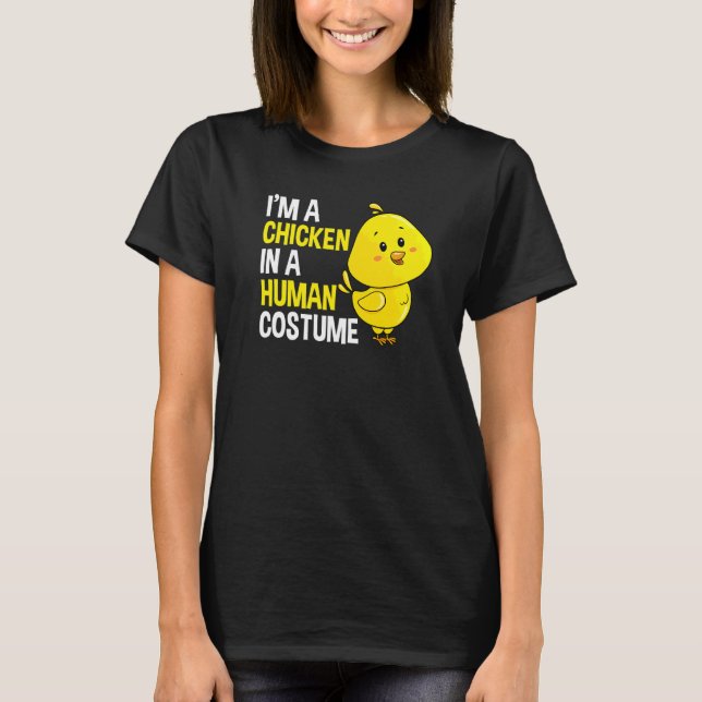 Human Costume Chicken T-Shirt (Front)