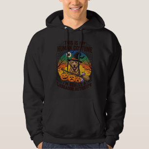 Human Costume Labrador Retriever Halloween Witch H Hoodie