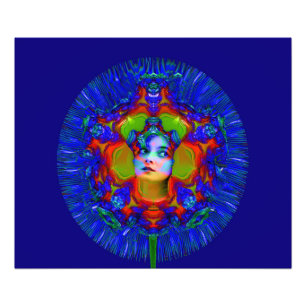 Human Dandelion Photo Print