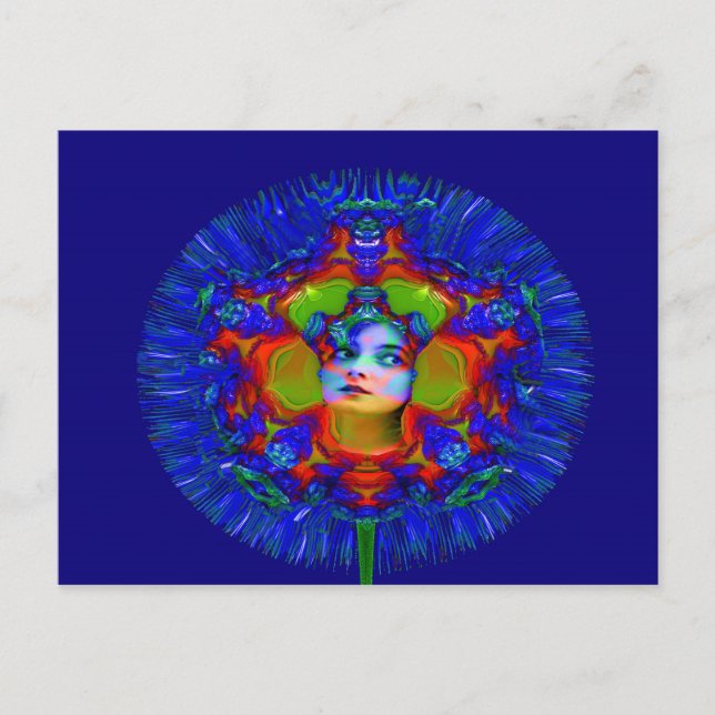 Human Dandelion Postcard (Front)