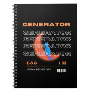 human design generator type notebook