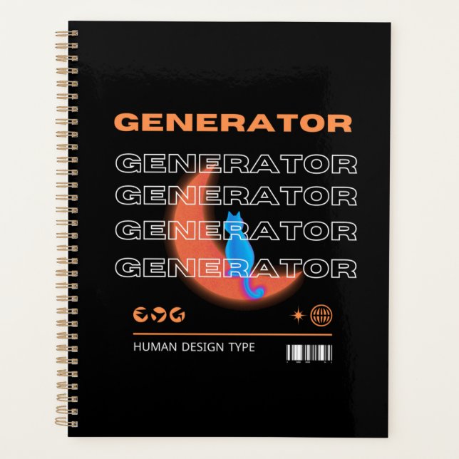 human design generator type planner (Front)