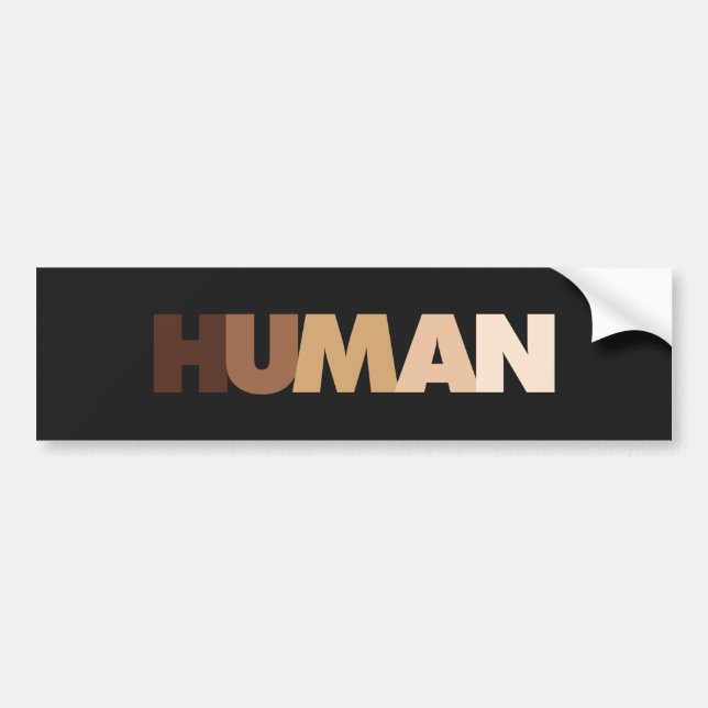 Human Diversity Bumper Sticker (Front)