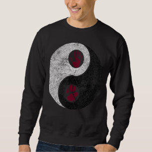 Human Dog Yin Yang Sweatshirt