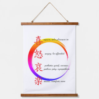 human emotions  hanging tapestry