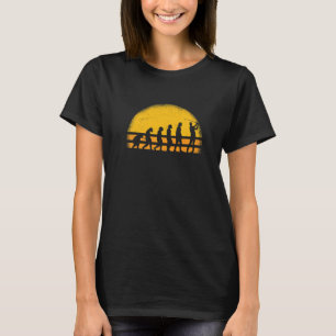 Human Evolution Golf   T-Shirt