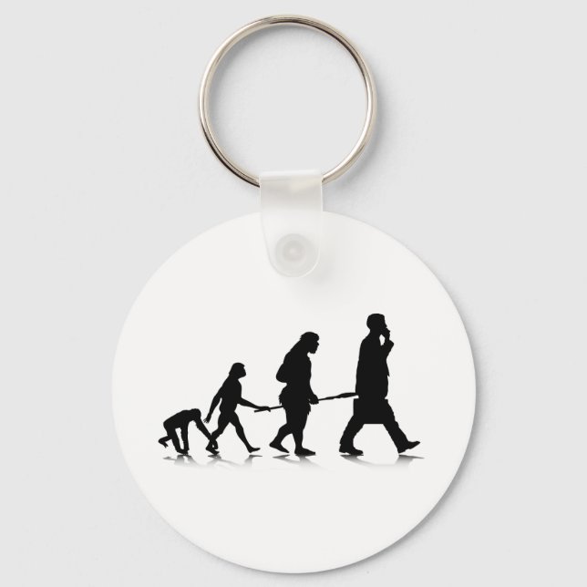 Human Evolution Keychain (Front)