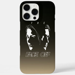 Human Face-off Silhouette Art iPhone 16 Pro Max Case