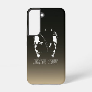 Human Face-off Silhouette Art   Samsung Galaxy Case