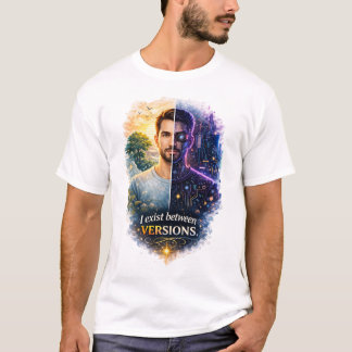 Human Future Identity Transformation Art T-Shirt