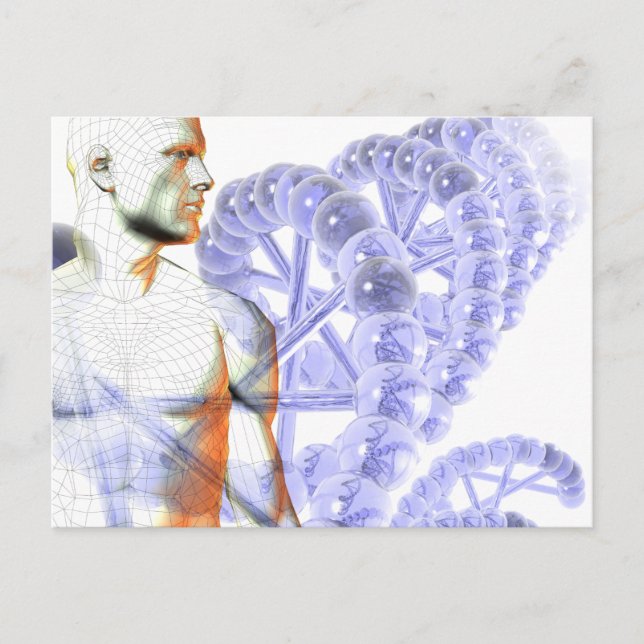 Human Genome Postcard (Front)