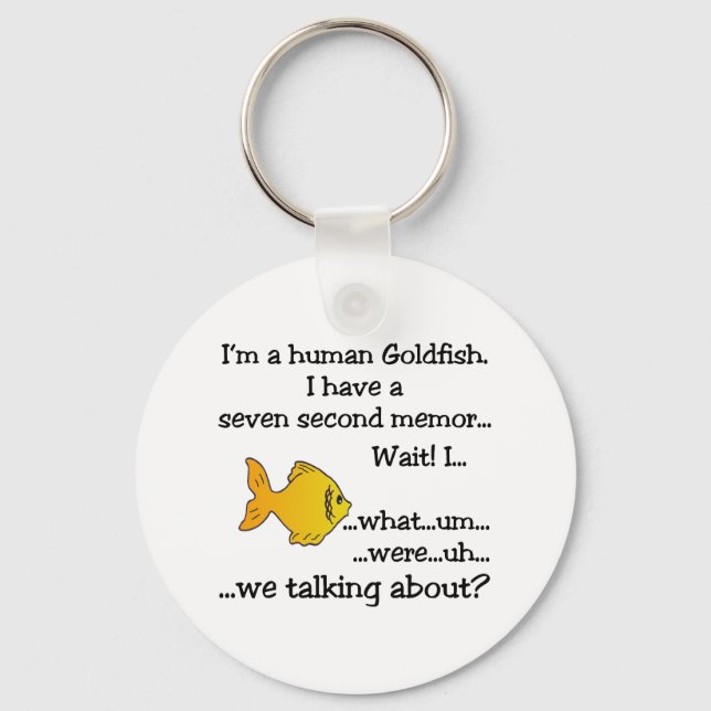Human Goldfish Keychain (Front)