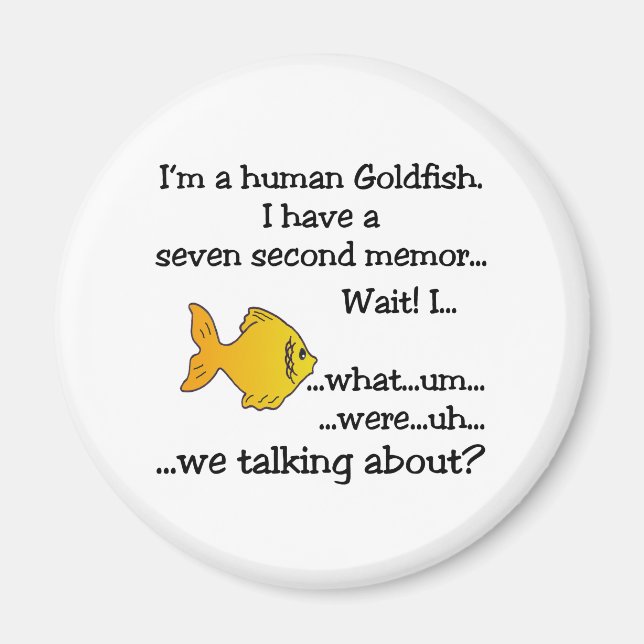 Human Goldfish Magnet (Front)