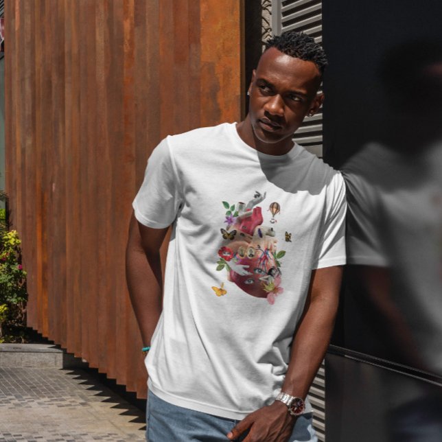 Human Heart Collage  T-Shirt (Creator Uploaded)