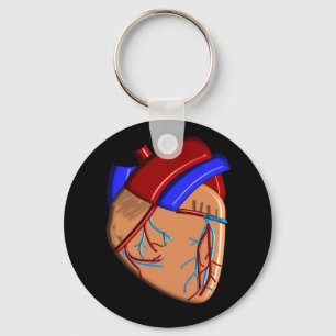 Human Heart iPhone and Electronics Cases Keychain
