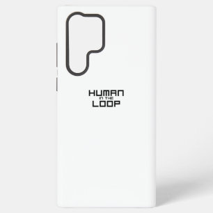 Human in the Loop Minimalist Technical  Samsung Galaxy Case