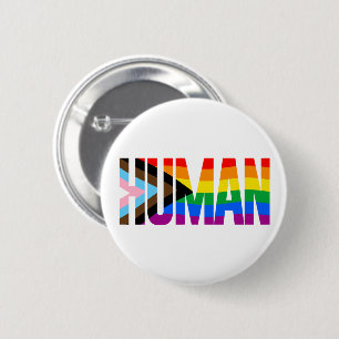 Human Inclusivity Pride Flag 2 Inch Round Button