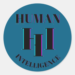 Human Intelligence sticker 
