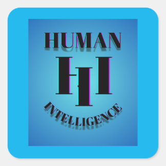 Human Intelligence sticker 