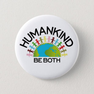 Human Kind 2 Inch Round Button