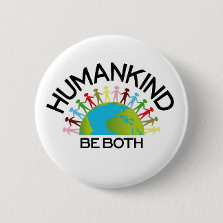 Human Kind 2 Inch Round Button