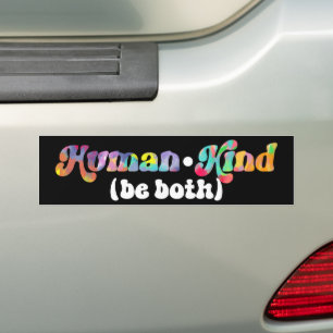Human-Kind Be Both Anti-Bullying Inspirational Bumper Sticker