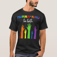 Human Kind Be Both Hands Colour Rainbow Lgbt Pride