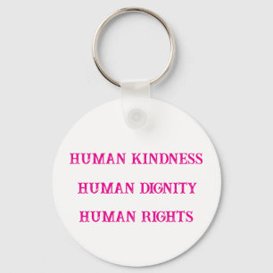Human Kindness Keychain