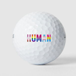 HUMAN LGBT Flag Gay Pride Month Transgender Golf Balls
