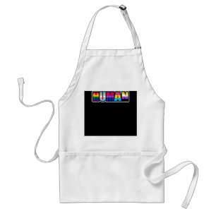 HUMAN LGBT Flag Gay Pride Month Transgender  Standard Apron