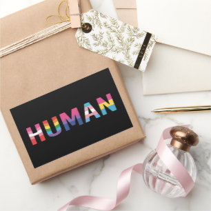 HUMAN LGBT Flag Gay Pride Month Transgender Sticker