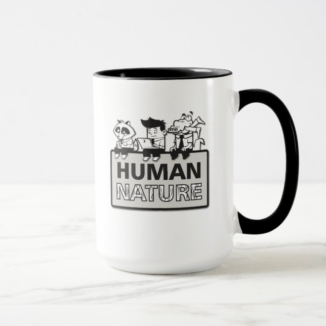 Human Nature Coffee Mug (Right)
