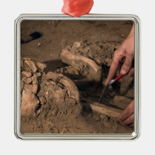 Human remains metal ornament