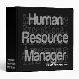 Human Resource Manager Extraordinaire CUSTOM Binder