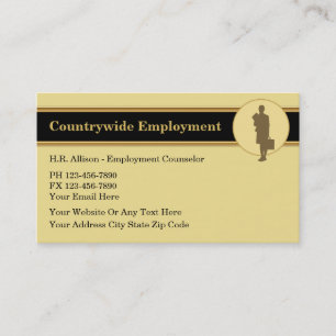Human Resources Business Cards