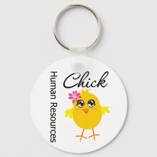 Human Resources Chick Keychain