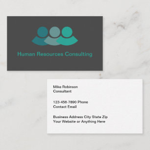 Human Resources Consulting Business Cards