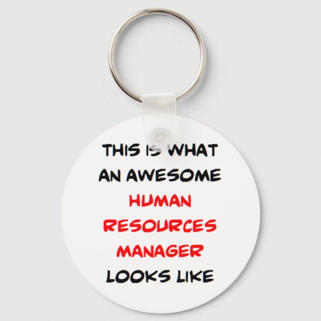 human resources manager, awesome keychain (Front)